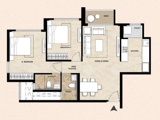 2 BHK Flat In Mahindra Marina 64 For Sale  In Malad West