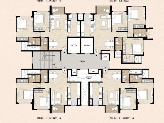 2 BHK Flat In Mahindra Marina 64 For Sale  In Malad West
