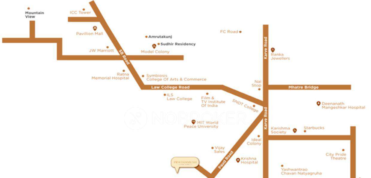 3 BHK Flat In Deshpande Mountain View For Sale  In Shivaji Nagar