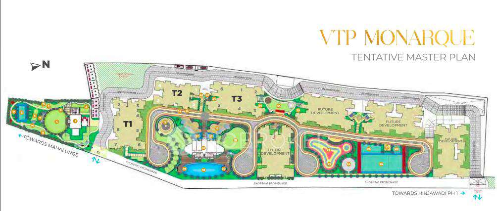 3 BHK Flat In Vtp Monarque For Sale  In Hinjawadi