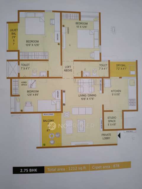 3 BHK Flat In 41 Cosmo For Sale  In Tathawade