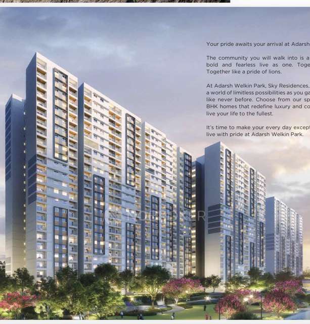 3 BHK Flat In Adarsh Welkin Park For Sale  In Off Sarjapura Road