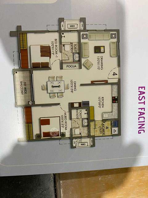 2 BHK Flat In Aparna Sarovar Zicon For Sale  In Nallagandla