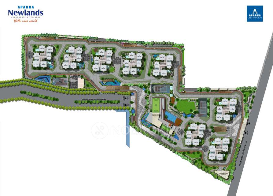 3 BHK Flat In Aparna Newlands For Sale  In Tellapur