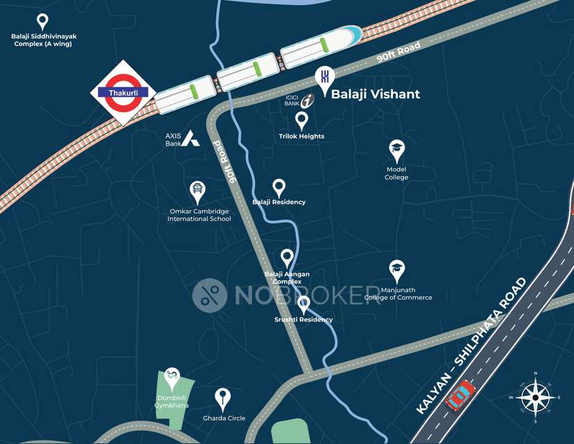 1 BHK Flat In Ss Balaji Vishant For Sale  In Dombivli