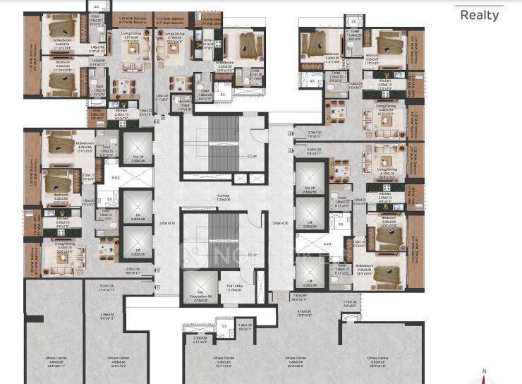 3 BHK Flat In Adani Airica For Sale  In Kanjurmarg West