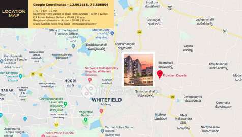 2 BHK Flat In Provident Capella For Sale  In Whitefield