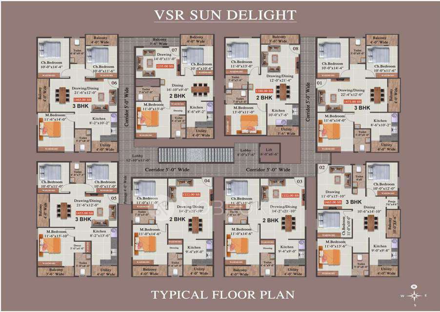 2 BHK Flat In Vsr Sun Delight, Kada Agrahara for Rent  In Kada Agrahara