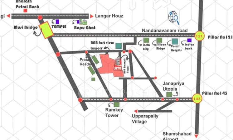 3 BHK Flat In Rnr Tranquil Tower For Sale  In Attapur