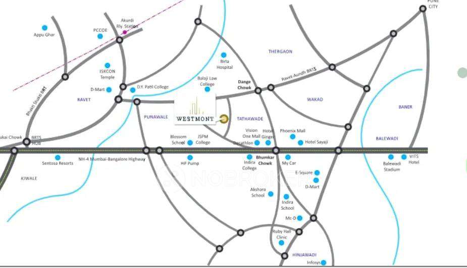 3 BHK Flat In Shree Sonigara Westmont For Sale  In Tathawade