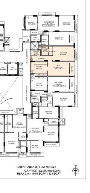 1 BHK Flat In Airovista Anderi East Sahar Road For Sale  In 4v64 Gh6, Parshiwada, Kajuwadi, Chakala, Andheri East, Mumbai, Maharashtra 400099, India