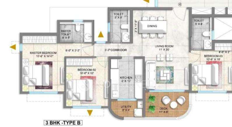 3 BHK Flat In Lodha Corinthia For Sale  In Bhandup West