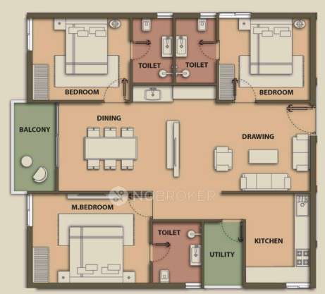 3 BHK Flat In Manbhum A Grove By The Lake , Kukatpally For Sale  In Manbhum A Grove By The Lake 