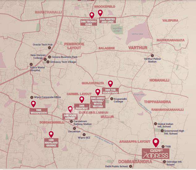 4 BHK Flat In Dsr The Address For Sale  In Dommasandra