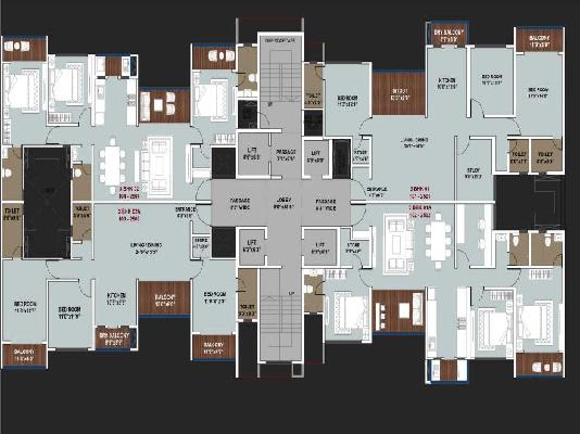 3 BHK Flat In Shubh Swarovski For Sale  In Wakad