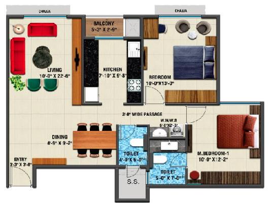 2 BHK Flat In Arihant Advika For Sale  In Vashi