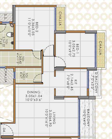 2 BHK Flat In Mass Insignia For Sale  In Kharghar
