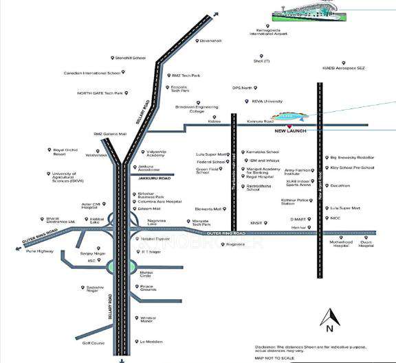 3 BHK Flat In Kolte Patil Lakeside 24 For Sale  In Thanisandra Main Road