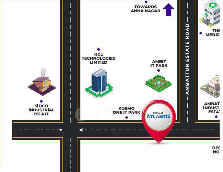 Plot For Sale  In G Square Atlantis In Ambattur