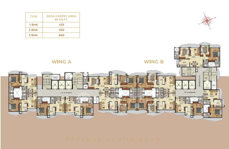 2 BHK Flat In Sk Imperial Garden For Sale  In Mira Road