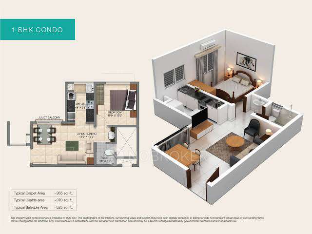 1 BHK Flat In Provident Park Square, Judicial Layout 2nd Phase For Sale  In Judicial Layout 2nd Phase