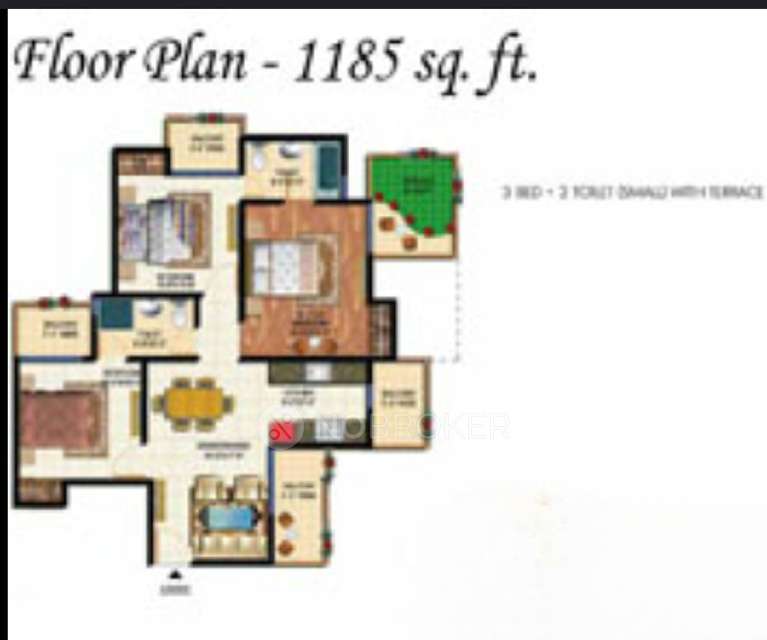 3 BHK Flat In Amruthali Thershome For Sale  In  Sector 4