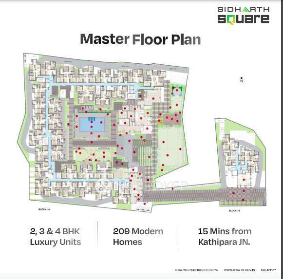 4 BHK Flat In Sidharth Square For Sale  In Gerugambakkam