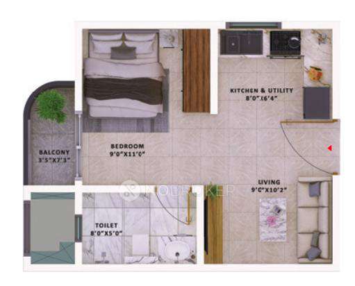 1 BHK Flat In Sattva Vasanta Skye For Sale  In Devanahalli