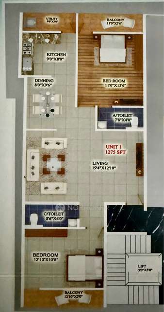 2 BHK Flat In Sai Brindavan Apartment For Sale  In Banashankari