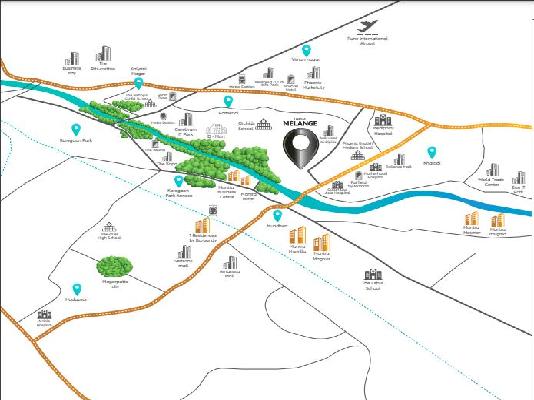 3 BHK Flat In Mantra Melange For Sale  In Kharadi