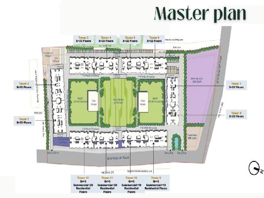 3 BHK Flat In Kohinoor Nova For Sale near Wakad