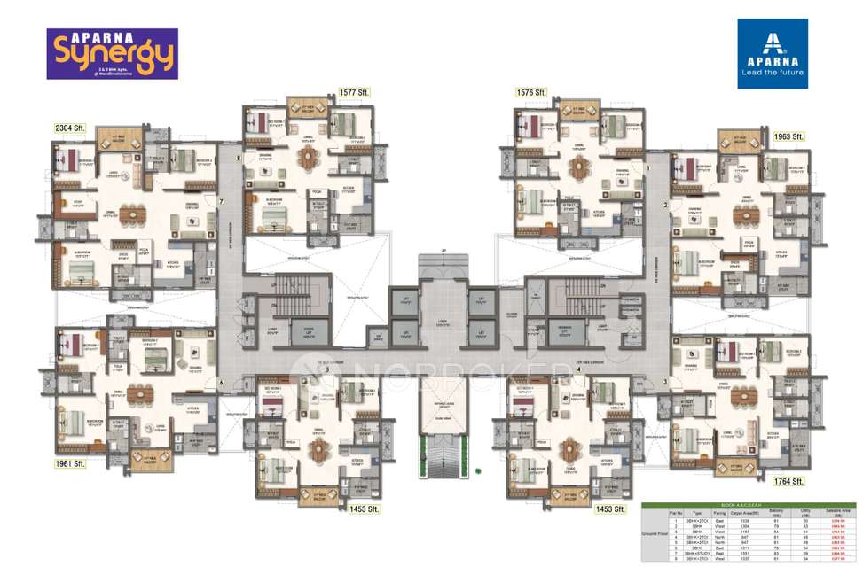 2 BHK Flat In Aparna Synergy For Sale  In Gandi Maisamma