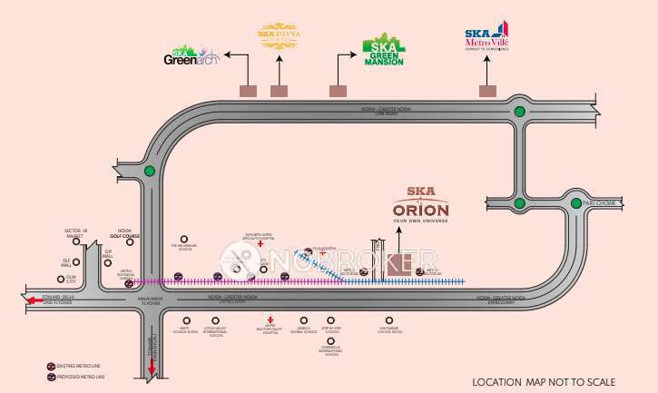 3 BHK Flat In Ska Orion For Sale  In Sector 143b