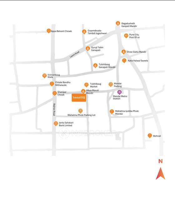 Shop in 1471, Opp Tulsi Bag, Mandai Road, Near Jilybya Maruti Ganpati, Bhau Maharaj Bol Rd, Mandai, Shukrawar Peth, Pune, Maharashtra 411002, India, Pune for Rent 