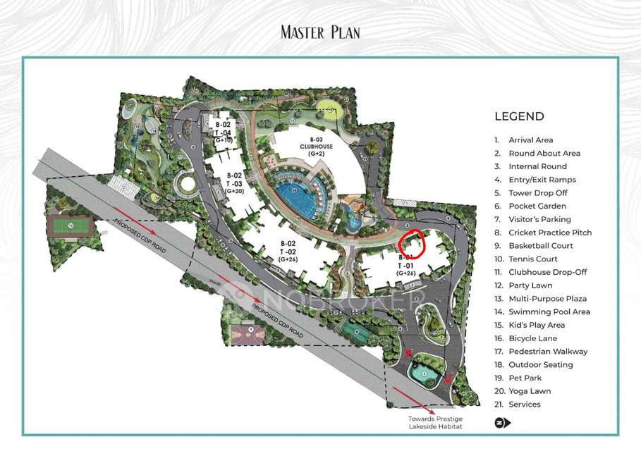 3 BHK Flat In Prestige Serenity Shores, Varthur For Sale  In Varthur