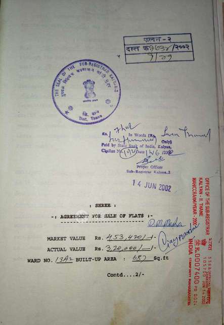 2 BHK Flat In Sai Rachana Chs., Kalyan &#40;e&#41; For Sale  In Kalyan East