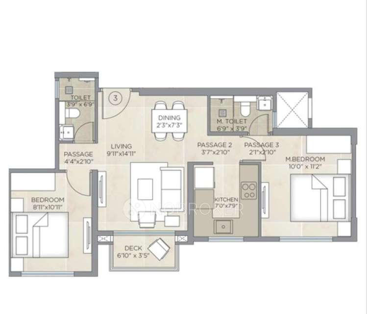 2 BHK Flat In Hiranandani Gardens Highland for Rent  In Powai