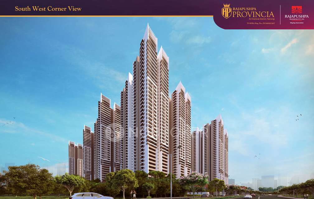 2 BHK Flat In Rajapushpa Provincia For Sale  In Narsingi
