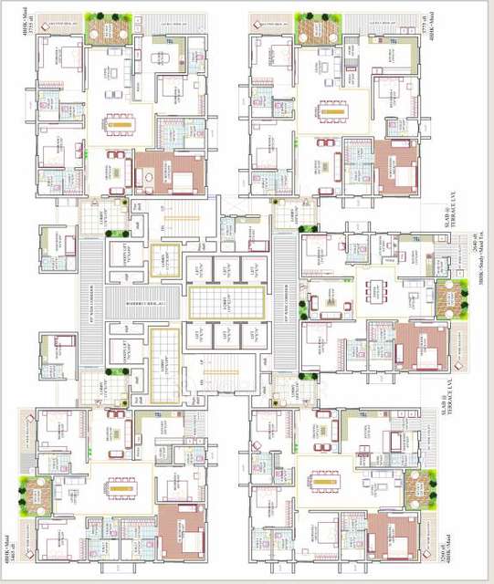 4 BHK Flat In Lansum Elena Residences For Sale  In Kokapet