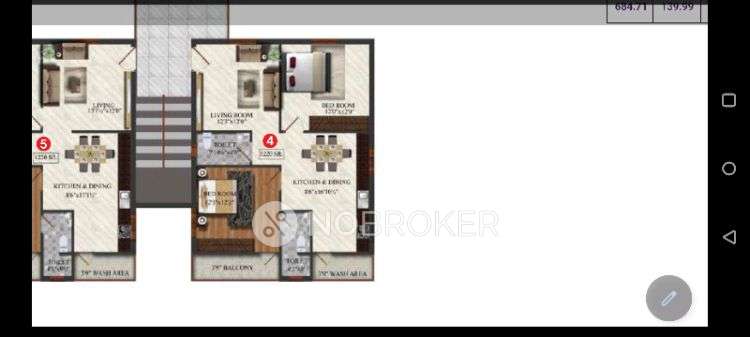 2 BHK Flat In Sterling Orchids For Sale  In Mallampet