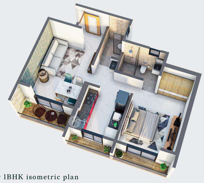 1 BHK Flat In Mangeshi Valley For Sale  In Kalyan West
