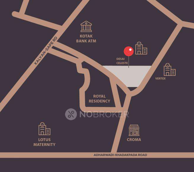 3 BHK Flat In Desai Celeste For Sale  In Kalyan West