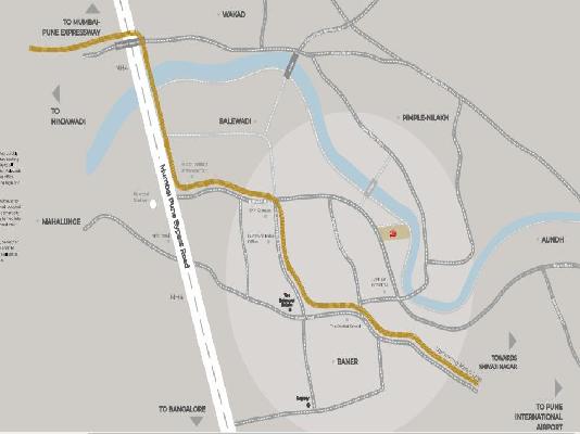 4 BHK Flat In Kasturi The Balmoral Riverside For Sale  In Balewadi