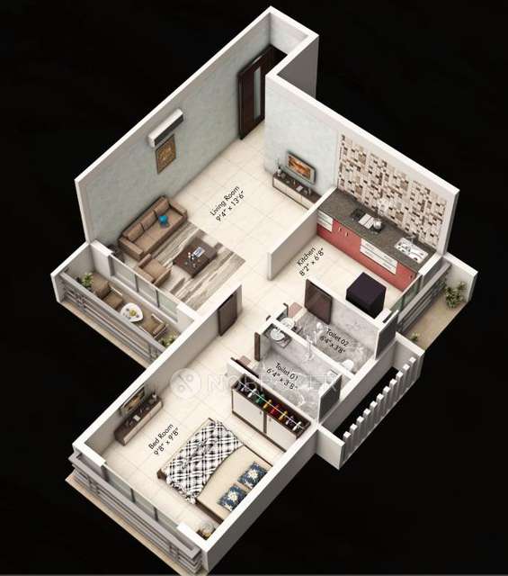 1 BHK Flat In Shree Aangan For Sale  In Panvel