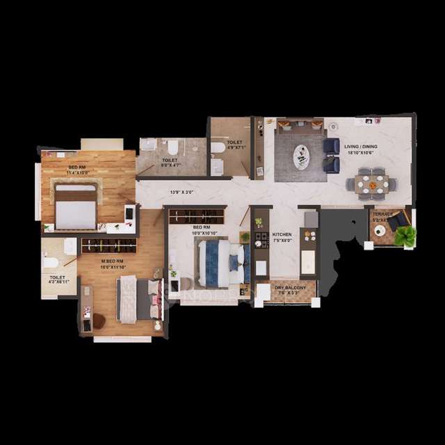 3 BHK Flat In Anantham Rainbow County For Sale  In Panvel