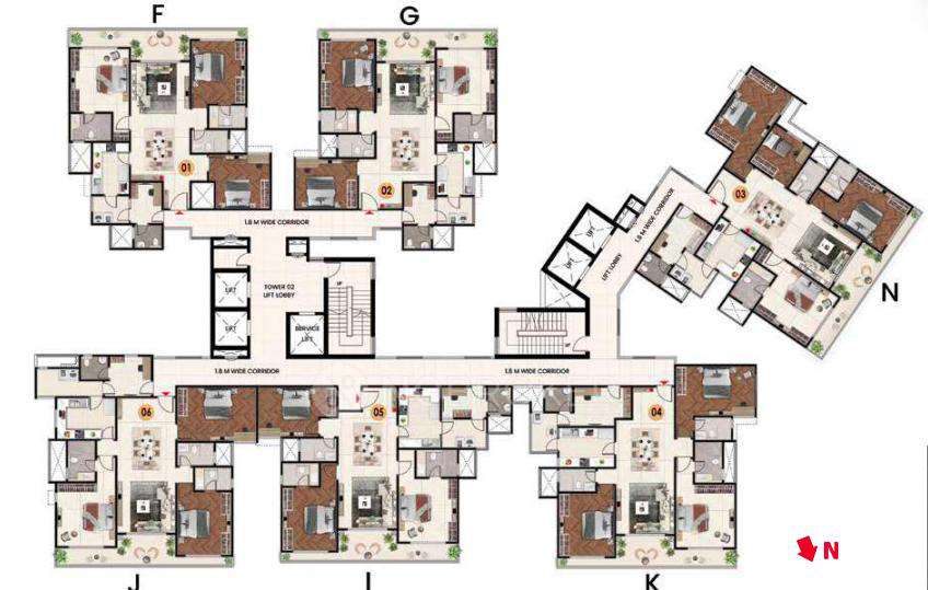 3 BHK Flat In Brigade Valencia For Sale  In Bommasandra
