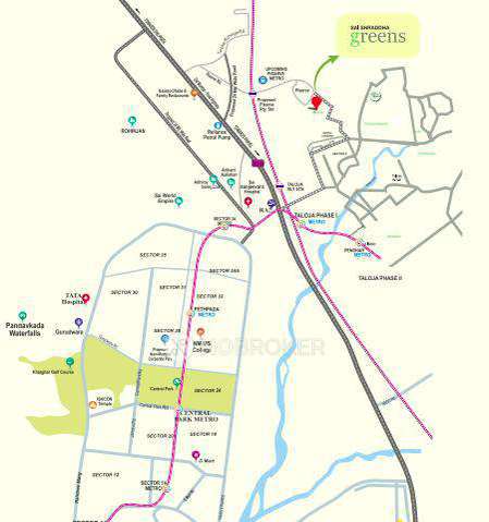 2 BHK Flat In Sai Shradha The Greens For Sale  In Taloja