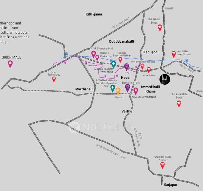 3 BHK Flat In Isha Hilife For Sale  In Whitefield