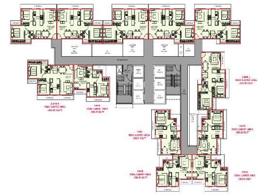 2 BHK Flat In Raunak Fortuna For Sale  In Dombivali