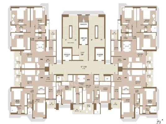 3 BHK Flat In Unique Seasons One For Sale  In Kalyan West